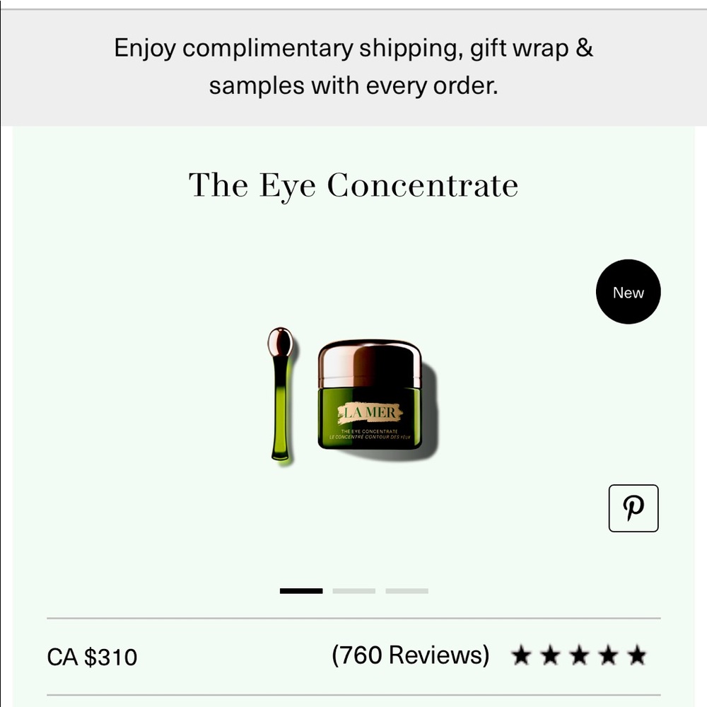 La Mer eye cream& new serum! Brand new!!!